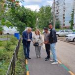 Владимир Суслин принял участие в приемке работ, выполненных по проекту «Наш город»