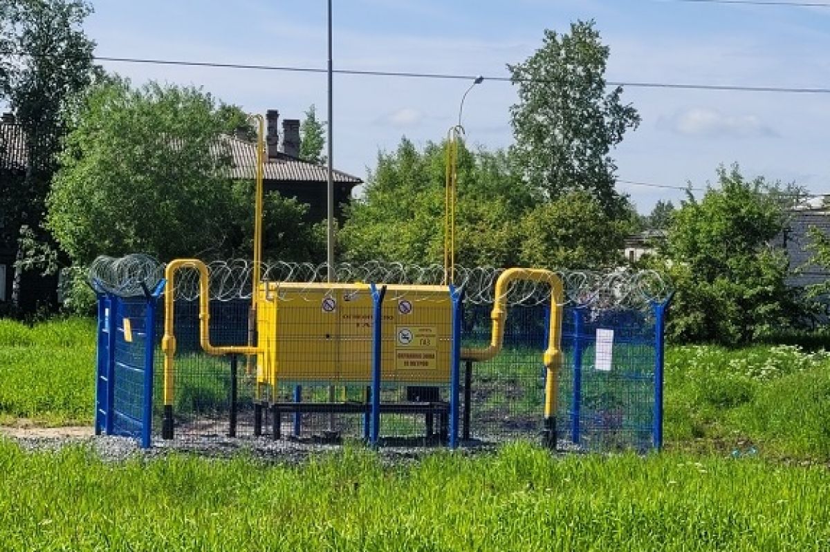 В Ломоносовском округе Архангельска подключили к природному газу первое частное домовладение