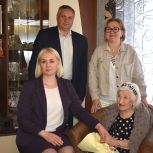 Участница Великой Отечественной войны из Рыбновского района отметила 100-летний юбилей