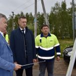 Павел Супрун ознакомился с ходом ремонта дорожно-строительных объектов в Рыбновском районе