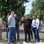 Виталий Артемов провел рабочую встречу на территории сквера у вокзала «Рязань 2»