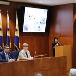 Елена Евтюхова выступила с докладом о деятельности депутата Государственной Думы