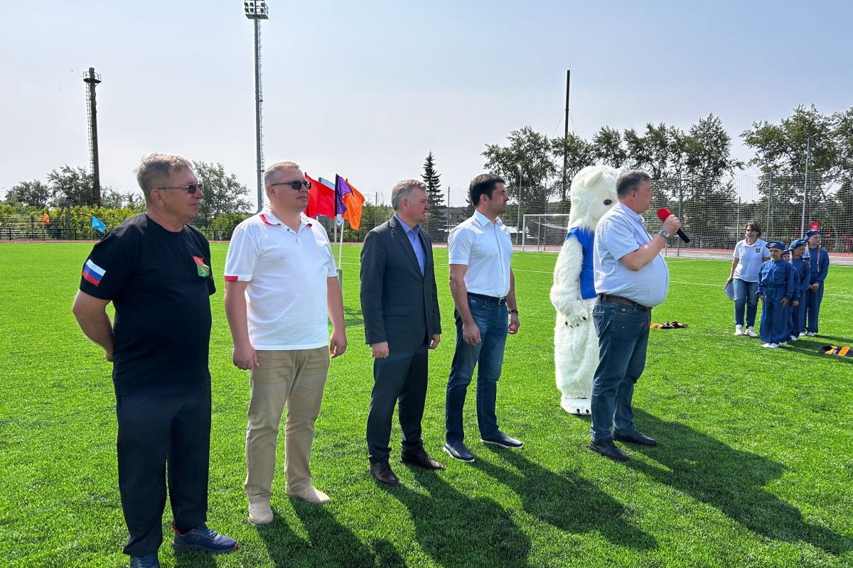 В селе Травники Чебаркульского района открыли стадион