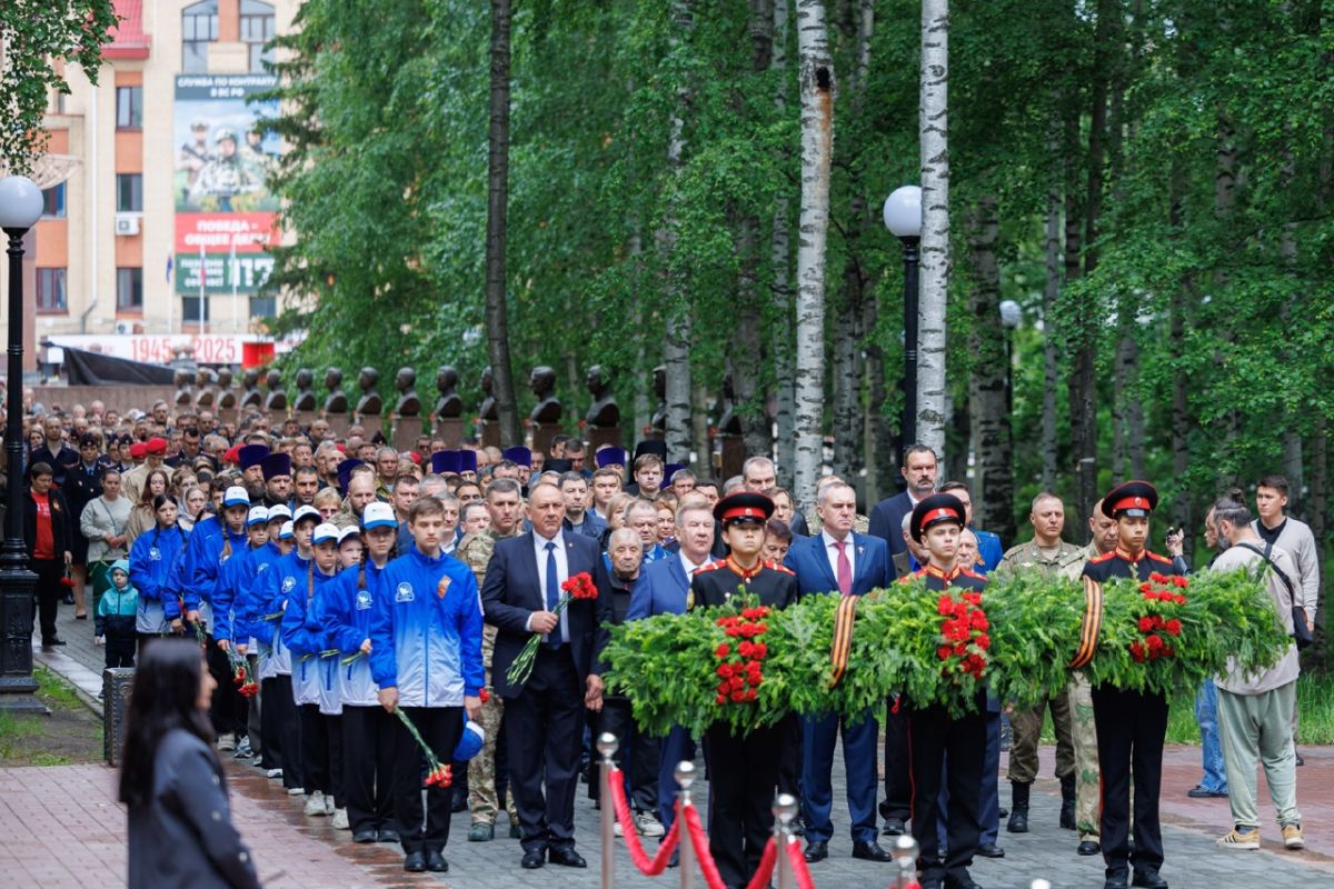 При поддержке «Единой России» в Югре проходят мероприятия в честь Дня памяти и скорби