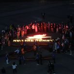 Акция «Единой России» и «Волонтеров Победы» «Огненные картины войны» прошла на Кубани в пятый раз