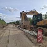 В Мезенском округе продолжаются работы на автодороге Архангельск – Белогорский – Пинега – Кимжа – Мезень