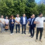 Галина Трушина и Александр Лемдянов осуществили контроль за благоустройством Воскресенского сквера