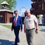 Депутат Госдумы от «Единой России» Игорь Антропенко посетил Тюкалинский район с рабочим визитом