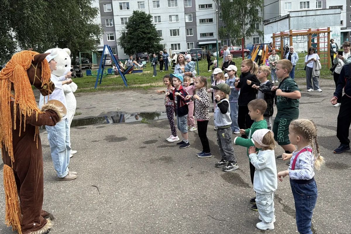 В рамках партпроекта «Городская среда» состоялся детский праздник.