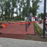 Площадку ГТО открыли в поселке Серышево в рамках народной программы партии