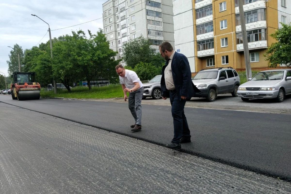 В Снежинске проверили качество ремонта дорог