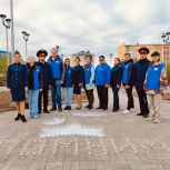 Единороссы и волонтёры Победы провели акцию «Огненные картины войны»