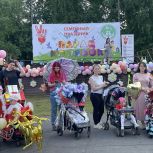 Сторонники «Единой России» Невского района организовали семейный праздник «Парад колясок»