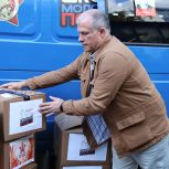 Ветеран боевых действий Александр Шелковой принял участие в гуманитарной акции для детей из приграничных территорий