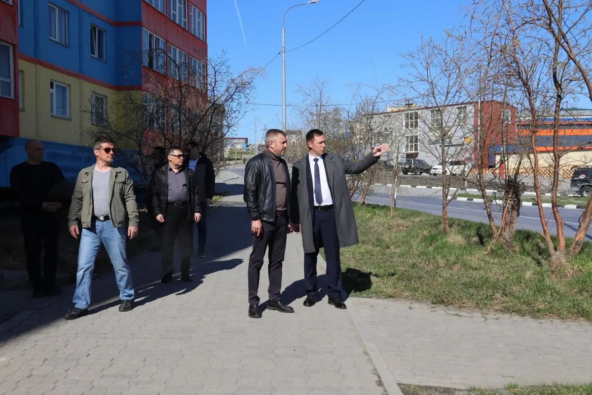 «Городская среда»: Сергей Спицын и Александр Дудоров провели плановую проверку общественных  территорий