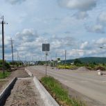 В Усть-Катавском округе продолжается обустройство пешеходной дорожки по улице Автодорожной