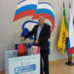 Рустам Агишев принял участие в акции «Коробка храбрости»