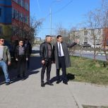 «Городская среда»: Сергей Спицын и Александр Дудоров провели плановую проверку общественных  территорий