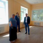 Дмитрий Князев и Александр Калашников провели партийный контроль за ходом ремонтных работ в Спасском округе