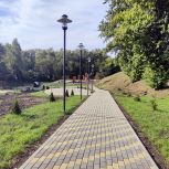 В Нижнем парке села Волово завершается благоустройство
