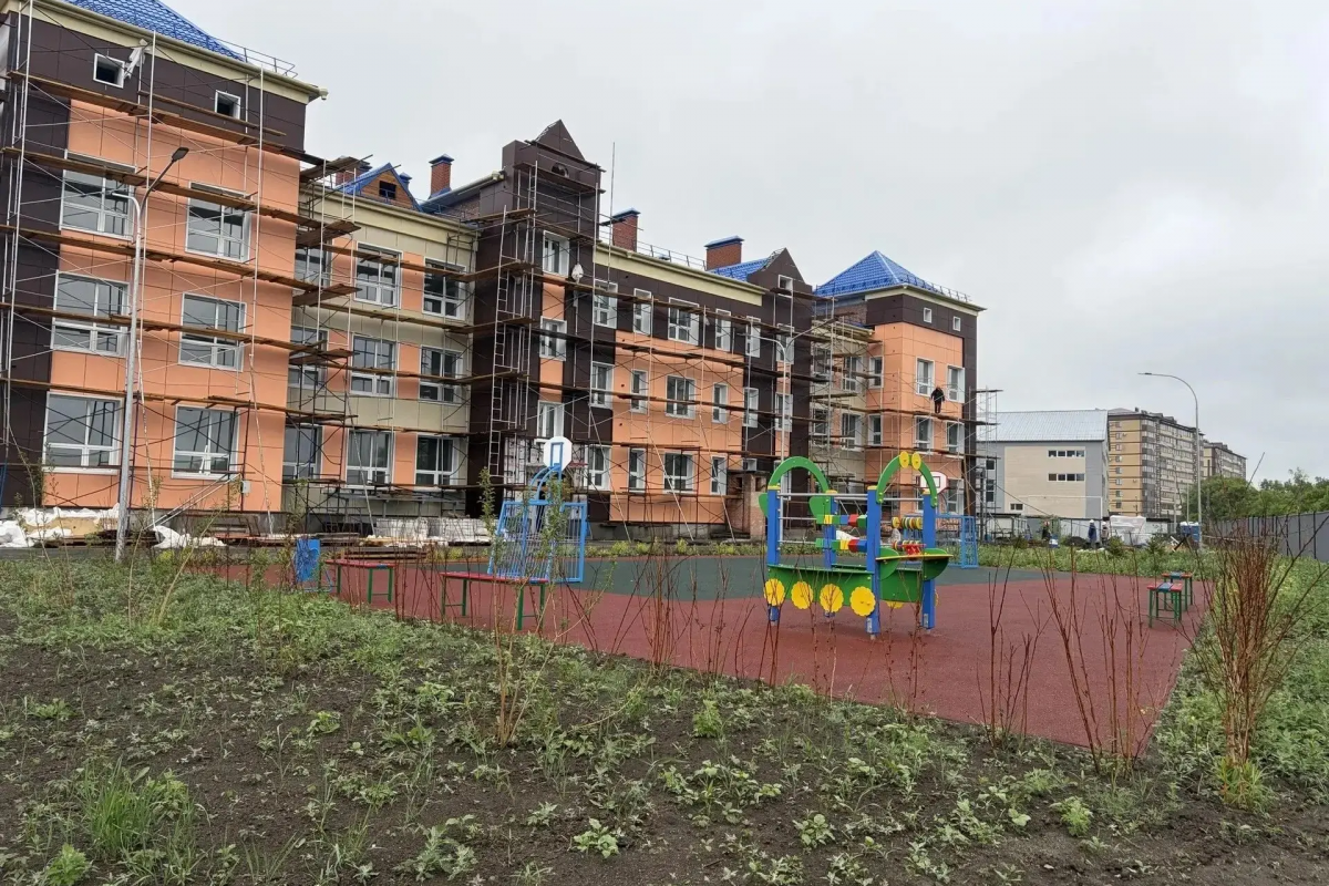 Детский сад на Выгонной в Уссурийске готов на 80% — строительство завершается