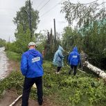Волонтёры Молодой Гвардии помогли расчистить общественные пространства в Балезино