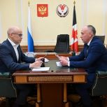 Глава Удмуртии Александр Бречалов провел рабочую встречу с Главой Дебесского района