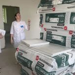 В Умётской ЦРБ идёт капитальный ремонт терапевтического корпуса
