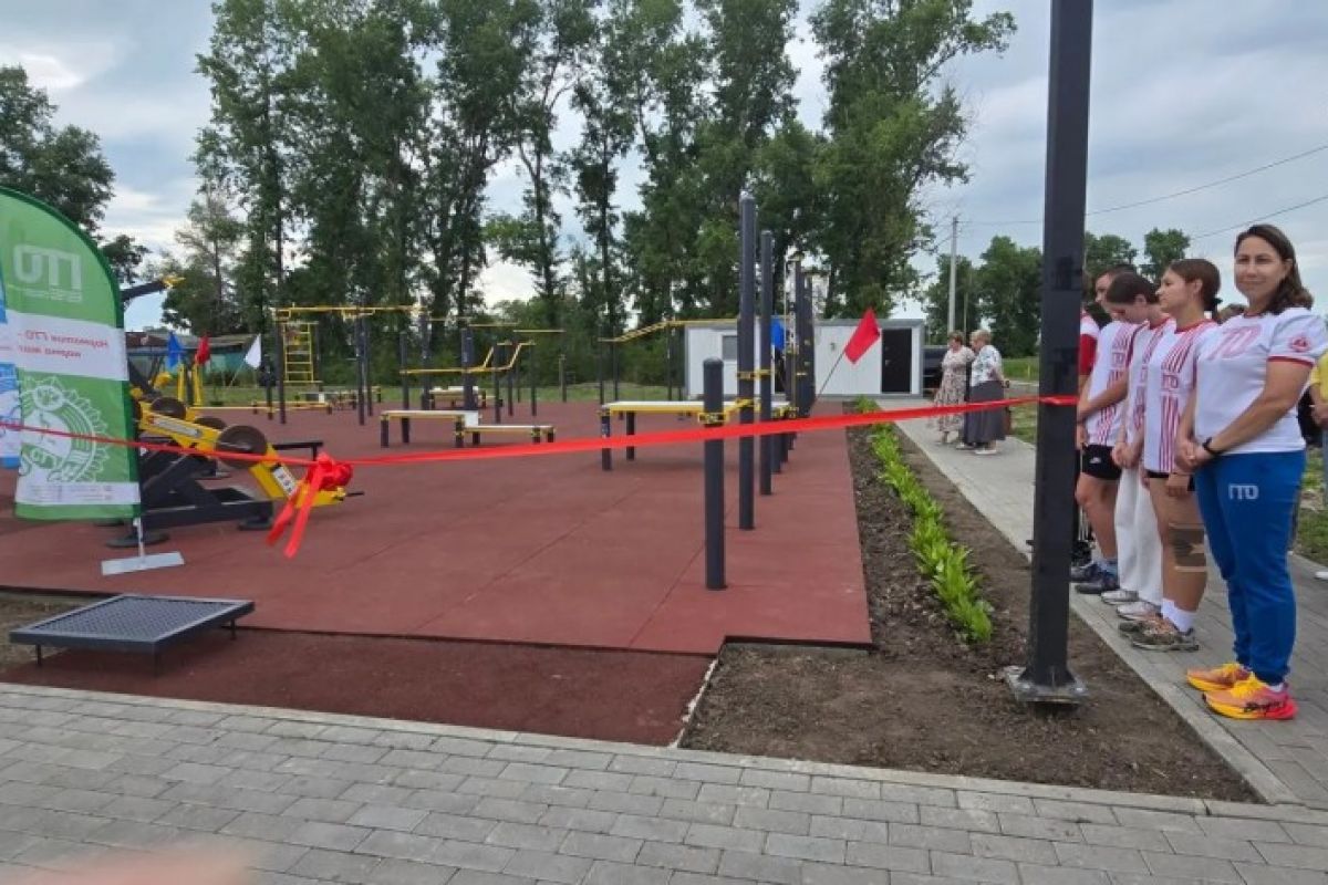 Площадку ГТО открыли в поселке Серышево в рамках народной программы партии