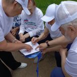 В Саранске активисты «Единой России» провели для старшего поколения народные игры