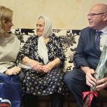 В Энгельсе поздравили с 95-летием Ветерана Великой Отечественной войны