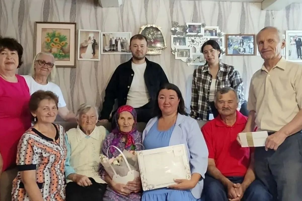 Жительница Алексеевского района Елизавета Типясева отметила с 95-летие