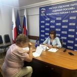 Вопросы благоустройства и жилищно-коммунального хозяйства обсудили в ходе приёма граждан в Октябрьском районе