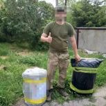 Бойцы СВО поблагодарили участниц партийного проекта «Женское движение Единой России» за маскировочные сети.