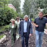 В Костроме проверили ход благоустройства территорий детских садов