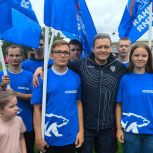 По Народной программе «Единой России» в посёлке Сазоново Вологодской области открылся многофункциональный стадион