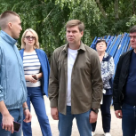 Альберт Юмадилов проверил ход ремонтных работ в школах Городища и Краснохолма