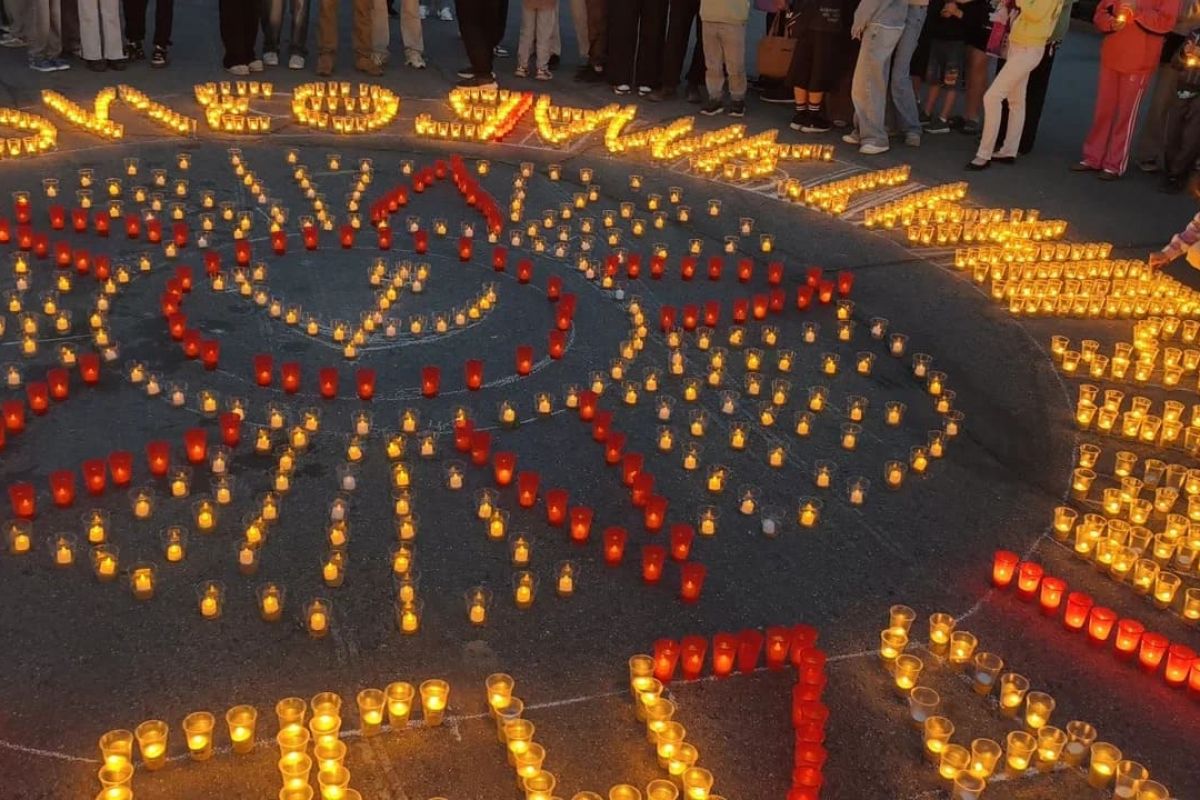 В рамках партпроекта «Историческая память» в Пензе зажгли «Огненные картины войны» в память о подвиге народа