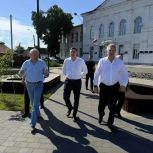 Александр Богомаз и Егор Ковальчук оценили создание комфортной городской среды в Стародубе