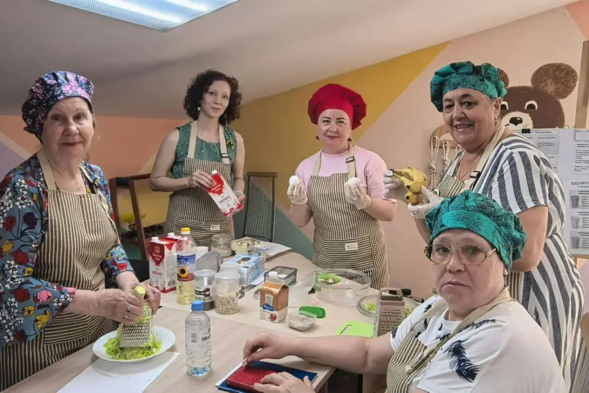 В Надыме прошёл кулинарный мастер-класс для представителей «серебряного» возраста