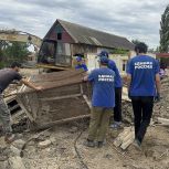 Волонтёры лагеря «Единой России» «Дагестанский Рубеж» помогли 75 многодетным семьям в пострадавших сёлах Хасавюртовского района