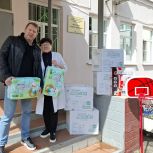 Роман Коптеев передал в Дом ребенка спортивный инвентарь