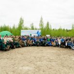 Активисты «Единой России» заложили  «Сад Памяти» в Ханты-Мансийском районе Югры