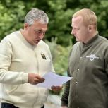 В Коркинском округе помогли ветерану СВО и обсудили строительство мемориала