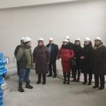 Можайские единороссы провели мониторинг строительства новой школы в селе Тропарево