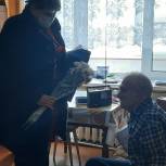 Партийные активисты поздравили Вичугского ветерана-долгожителя с юбилеем