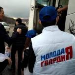 В Ингушетии «Единая Россия» организовала раздачу горячего питания водителям фур, застрявших на трассе «Кавказ»