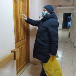 Волонтеры партии  «Единой России» доставили ветеранам продукты и лекарства