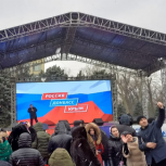 Сайгидпаша Умаханов выступил на митинге в честь воссоединения Крыма с Россией