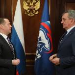 Глава Северной Осетии Сергей Меняйло вступил в «Единую Россию»